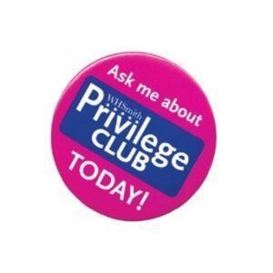 Branded 57mm Circle Button Badge