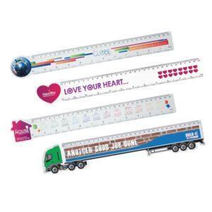 Branded Shaped Rulers