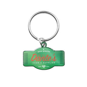 Stainless Steel Full Colour Keyring